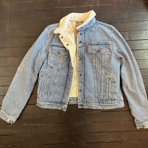 Levi’s Denim Sherpa Lined Jacket